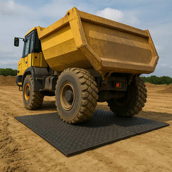 EcoTread MaxMatting Pro Grade High-Performance Ground Mat 10-Tonne Load, UV & Frost Resistant Eco-Friendly Flooring