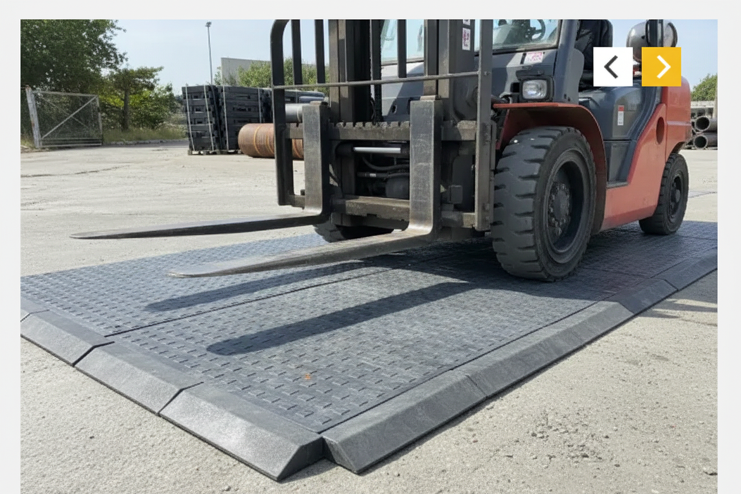 Premium Ground Protection Mats - Professional In-Use Photography