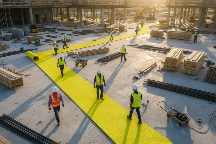 TuffGuard Pro Aerial Construction Site View