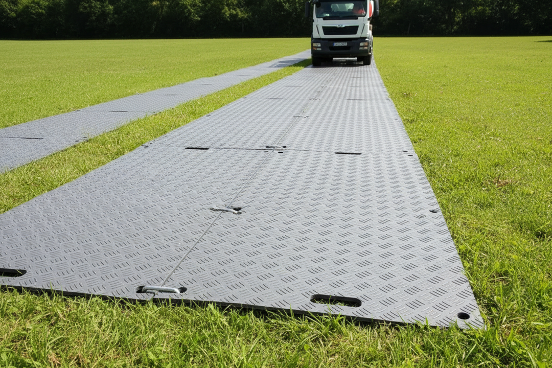 TurfShield Plus Ground Protection Mat Hero Image